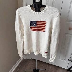 Polo by Ralph Lauren Cream Cable Knit Sweater